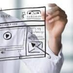 Guía de usabilidad web - Imagen mostrando posible disposición de elementos en una página web.