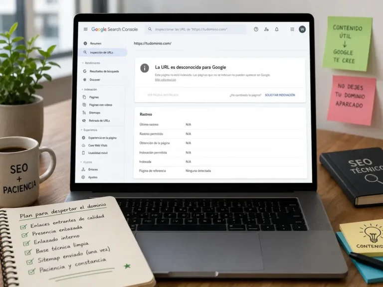 «URL desconocida para Google»… por qué tu web no se indexa aunque todo esté bien