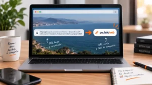 Ejemplo de una URL larga convertida en una URL corta